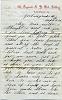 Wardated Letter on Very Rare Regimental Letterhead