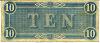 Lovely 1864 Confederate Ten Dollar Note