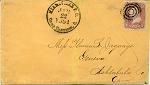 Super-Scarce Civil War Postmark:  Camp Dennison, Ohio
