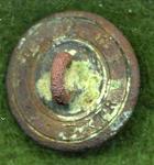 Heavily Gilted Michigan Cuff Button dug at Fredericksburg