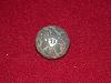Extremely Rare Silvered Dragoon Coat Button
