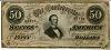Confederate T-66 50 Dollar Note in Very Fine Condtion
