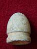 Chalky-White French .69 Caliber Bullet
