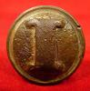Spectacular Confederate Cast Infantry Button