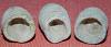 Trio of Dropped Union .69 Caliber Minies