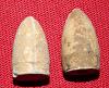 Pair of Slightly Different .44 Caliber Pistol Bullets