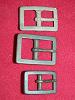 Trio of Dug Buckles from Valverde, New Mexico